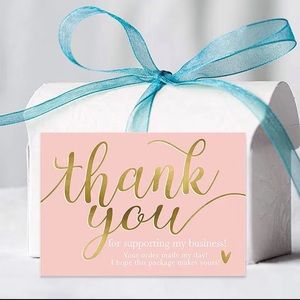 Thank You Cards (50 PCs)
